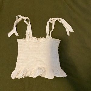 Billabong ruched tie shoulder tank